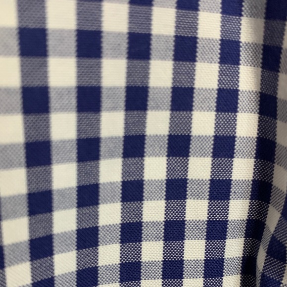 L.L. Bean Blue and White Checkered Shirt - Picture 5 of 7
